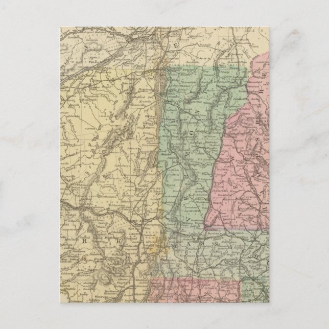 Cartão Postal Os Estados Unidos do NE (Frente)