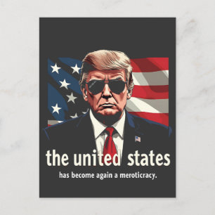 Cartão Postal Os Estados Unidos Voltaram a Ser uma Meritocracia