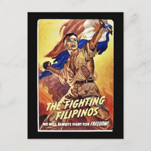 Cartão Postal Os Filipinos Lutadores