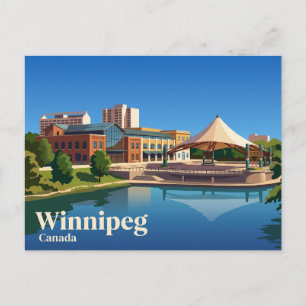 Cartão Postal Os Forks Canadá