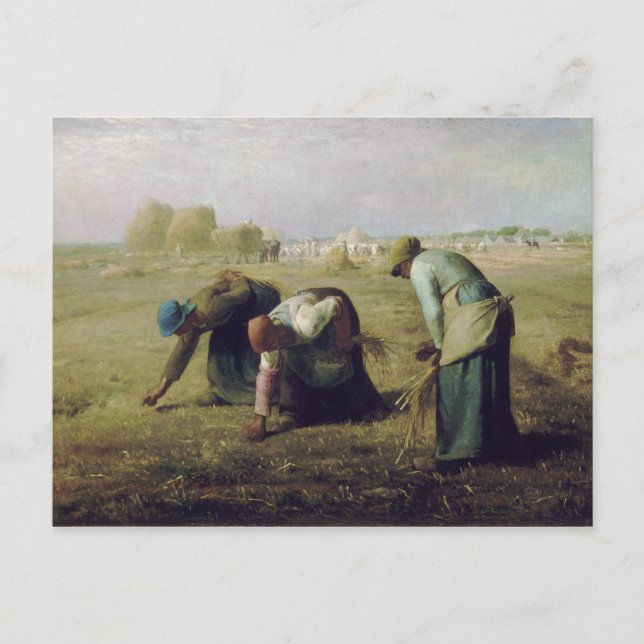 Cartão Postal Os ganhadores de Jean-François Millet (Frente)
