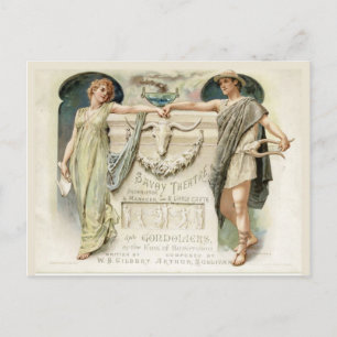 Cartão Postal Os Gondoliers