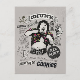 Cartão Postal Os Goonies Chunk Retro Collage