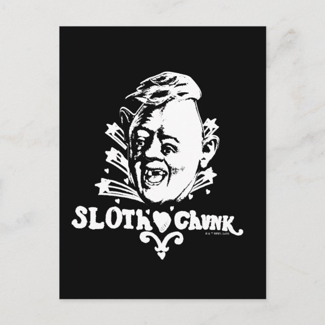 Cartão Postal Os Goonies "Sloth Angelilli Chunk" (Frente)