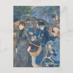 Cartão Postal Os Guarda-Chuvas por Renoir
