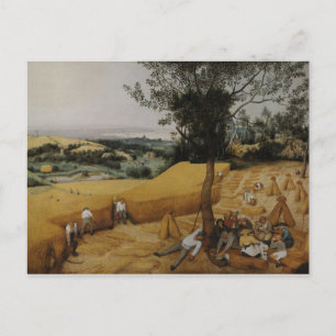 Cartão Postal Os Harvesters de Pieter Bruegel, o Velho