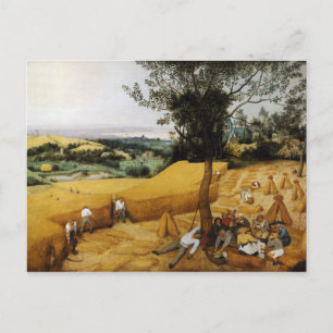 Cartão Postal Os Harvesters de Pieter Bruegel, o Velho 1565
