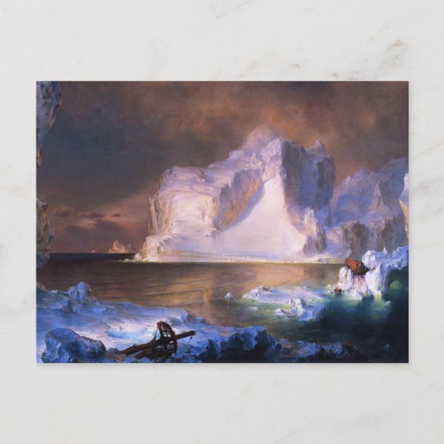 Cartão Postal Os Icebergs (Frente)