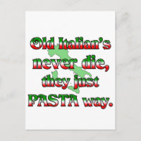 Os Idosos Italianos Nunca Morrem, Eles Apenas Pass