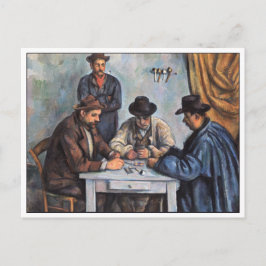 Cartão Postal Os Jogadores de Cartas de Paul Cezanne