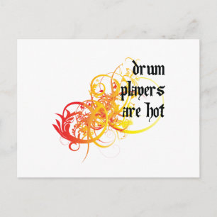 Cartão Postal Os Jogadores De Tambor Estão Quentes