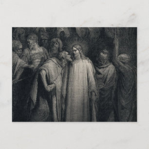 Cartão Postal Os Judas Beijos de Gustave Dore