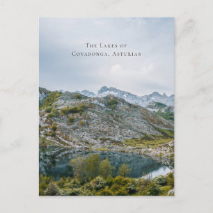 Cartão Postal Os Lagos de Covadonga, Astúrias, Espanha viagem