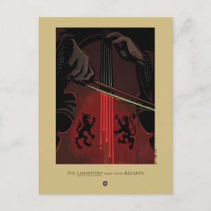 Cartão Postal Os Lannisters Mandam Lembranças