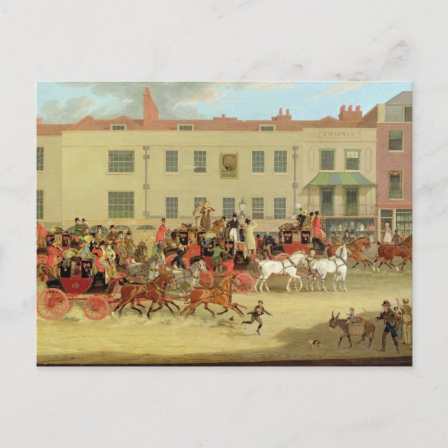 Cartão Postal Os Mails do País Norte em Peacock, Islington, (Frente)