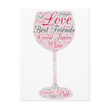 Os melhores amigos Design de vinho