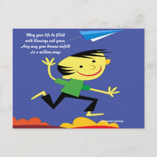 Cartão Postal Os melhores votos de postais - escrever sempre sau