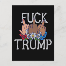 Cartão Postal Os meus sentimentos em Donald Trump United Stand