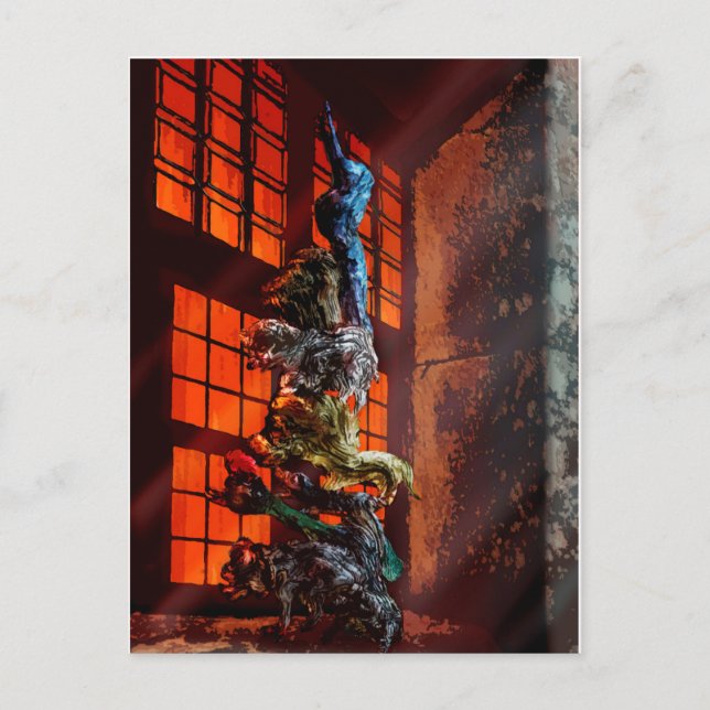 Cartão Postal Os músicos da cidade de Bremen (Frente)