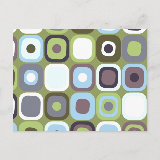 Cartão Postal Os Nomes Modernos Retangem 32 (Frente)