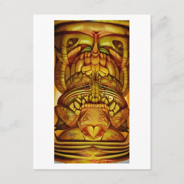 Cartão Postal Os Novos Loucos do Tiki (Frente)