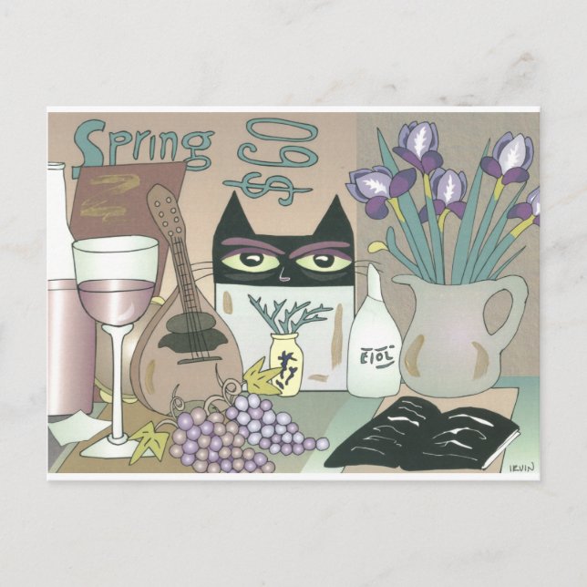 Cartão Postal Os Olhos Estão Observando (Frente)