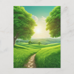 Cartão Postal Os panoramas naturais são uma das melhores coisas