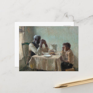 Cartão Postal Os Pobres Agradecidos por Henry Ossawa Tanner