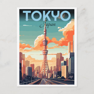 Cartão Postal Os presentes do distrito de Tóquio Tower Shiba-koe