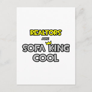 Cartão Postal Os Realtors são Legal pelo Sofá King