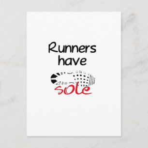 Cartão Postal Os Runners Têm Um Único