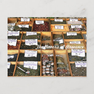 Cartão Postal Os sabores do cartão-postal Provence