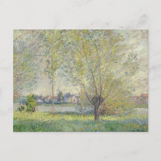 Cartão Postal Os Salgueiros Claude Monet 1880 (Frente)