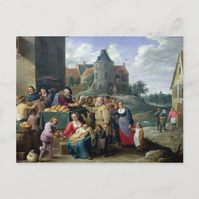 Cartão Postal Os sete atos do Compaixão (Frente)