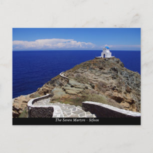 Cartão Postal Os Sete Mártires - Sifnos