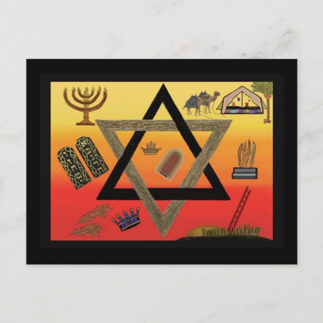 Cartão Postal Os Sete Pastores de Israel (Frente)