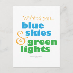 Cartão Postal Os Skydivers Desejam