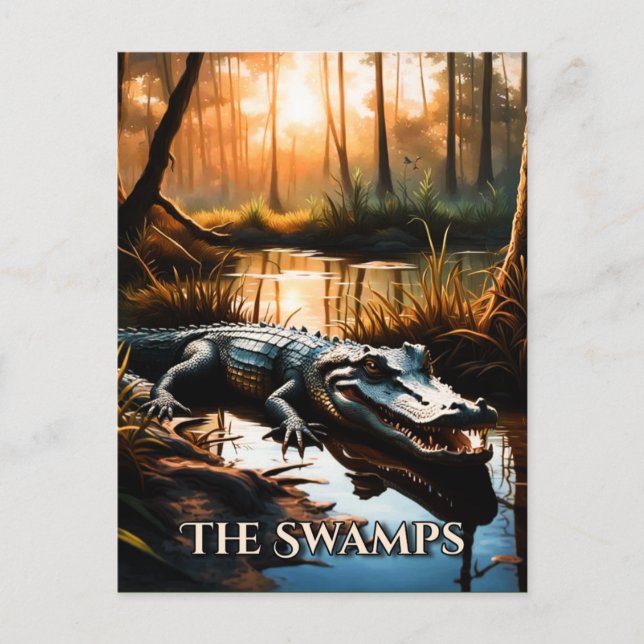 Cartão Postal Os Swamps (Frente)