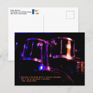 Cartão Postal Os tambores fazem o cartão-postal de conversa