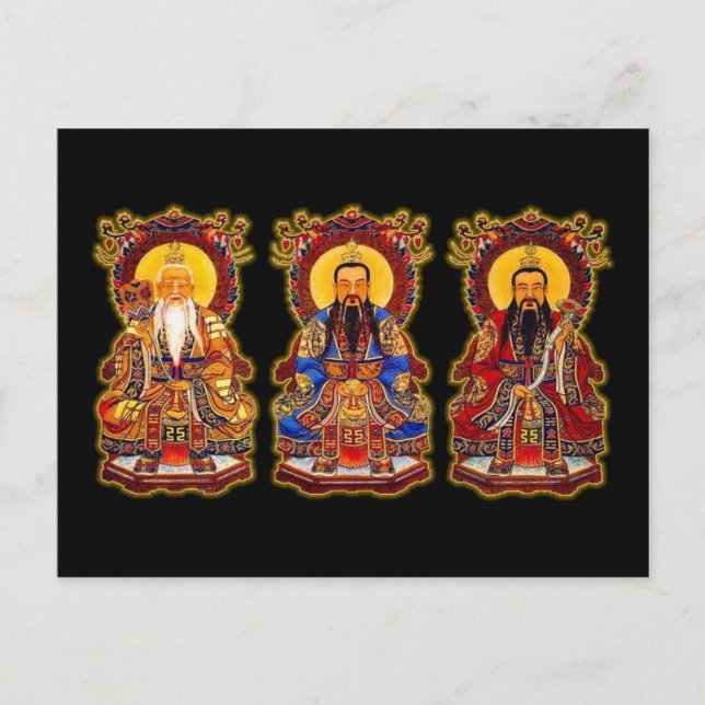 Cartão Postal Os Três Puros (Frente)