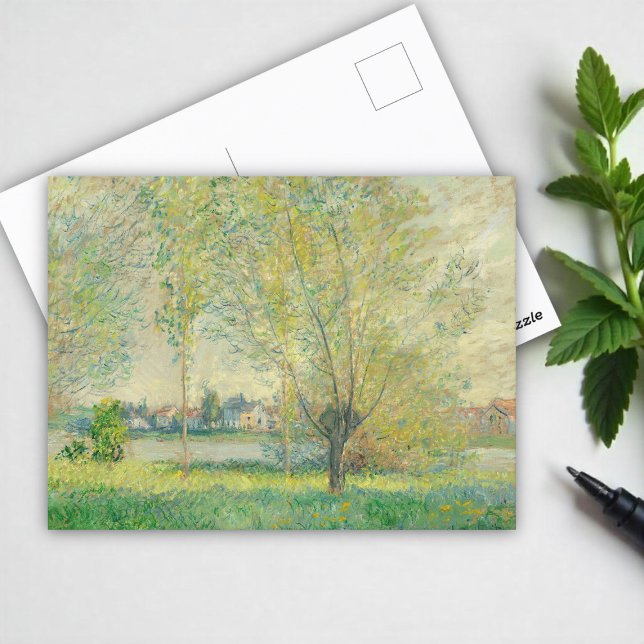 Cartão Postal Os Willows de Claude Monet (Criador carregado)