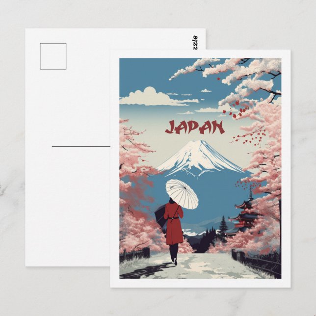 Cartão Postal Osaka Japan Vintage Familiar Viagem (Frente/Verso)