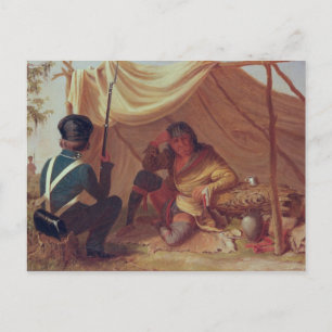 Cartão Postal Osceola em cativeiro, c.1837