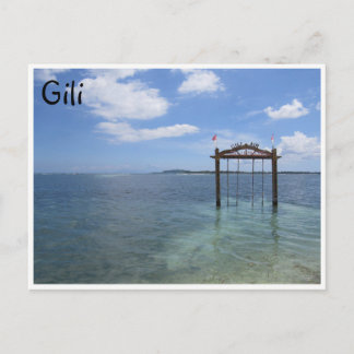 Cartão Postal oscilação do ar da gili