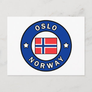 Cartão Postal Oslo Noruega