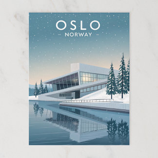 Cartão Postal Oslo, Noruega