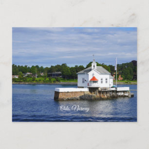 Cartão Postal Oslo, Noruega - fjord Postcard