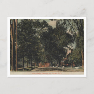 Cartão Postal Ossining no Hudson, Vista de Ellis Place, 1907