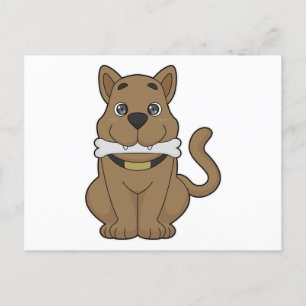 Cartão Postal Osso de Cachorro
