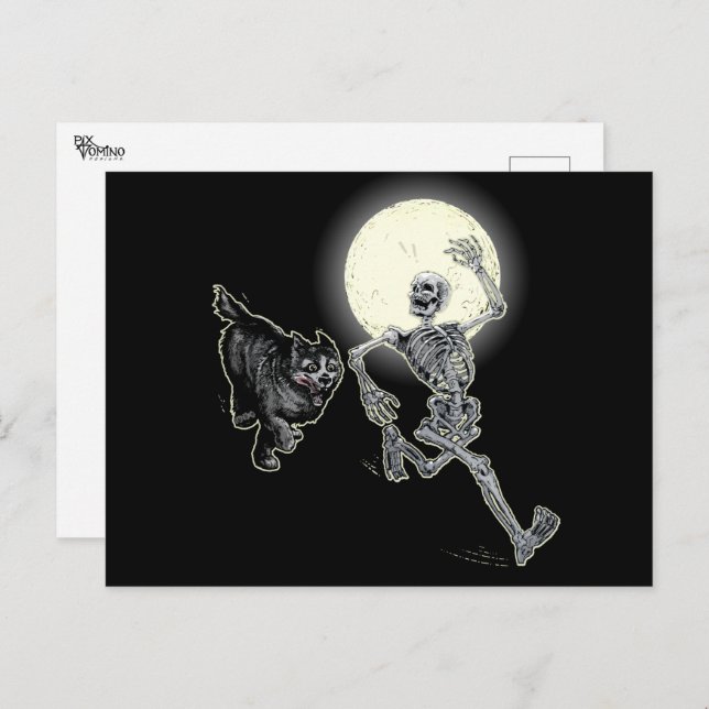 Cartão Postal Ossos rápidos (Frente/Verso)